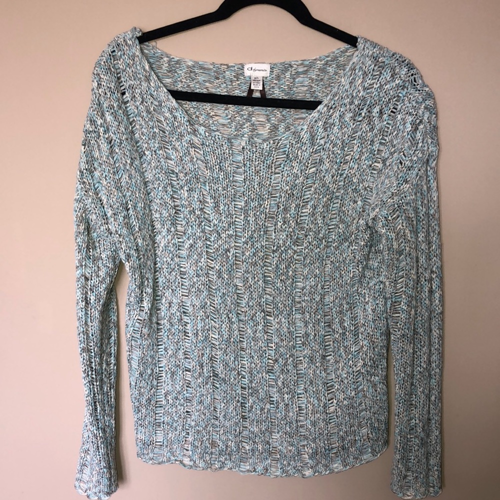 Grey/Blue/White Dynamite Sweater